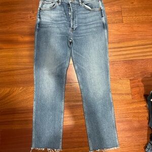 Re/Done Classic 80s slim straigh Blue Denim Jeans